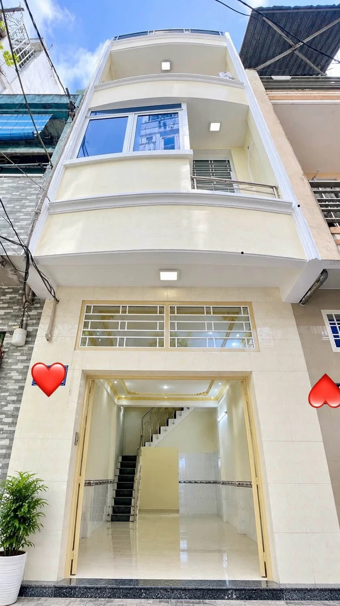 Bán nhà 4 tầng 3PN, 78m2 Hoàng Diệu Q.4 - Ảnh 1