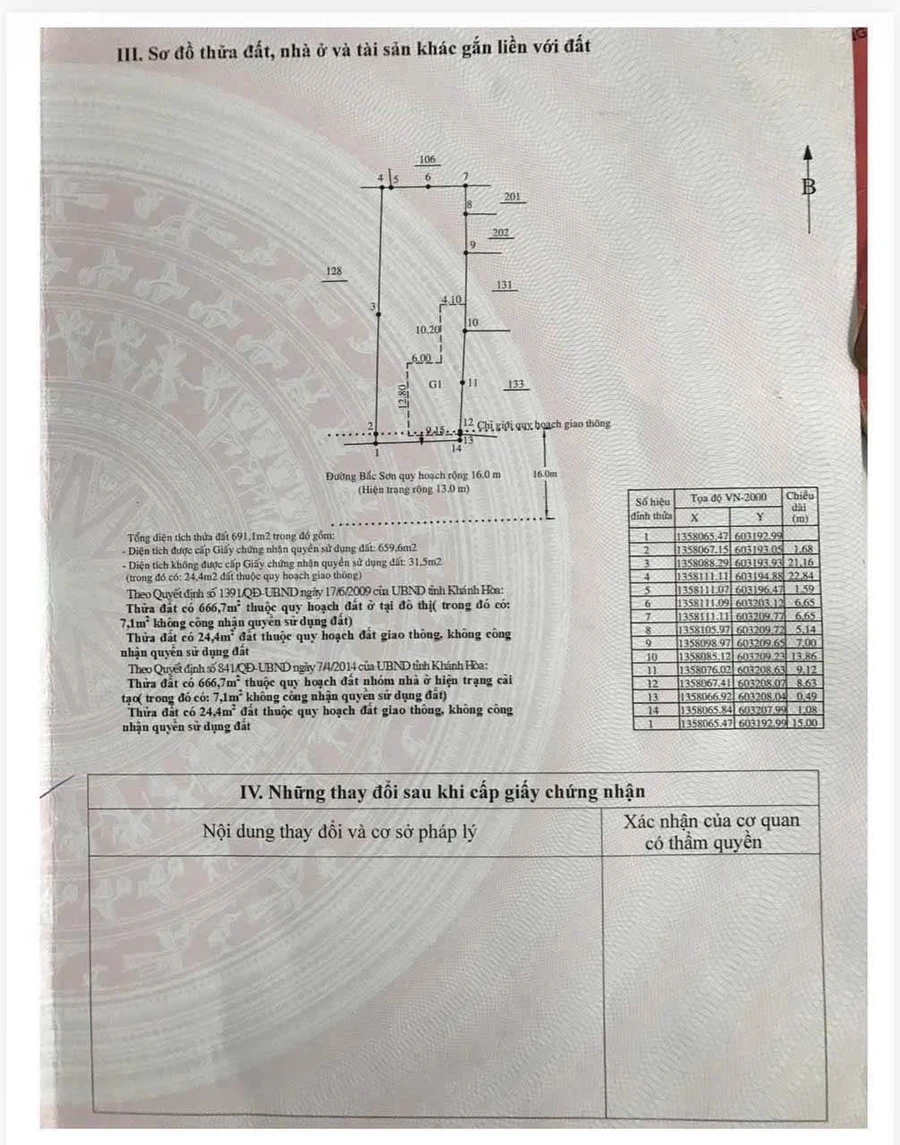 Bán đất mặt tiền Bắc Sơn Nha Trang 660m² giá 128 triệu/m² - Ảnh thu nhỏ 4