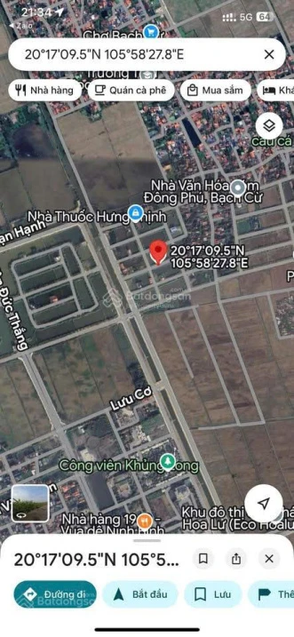 Chính chủ cần chuyển nhượng gấp lô đất thổ cư 6x20m ngay Ecopark Hoa Lư