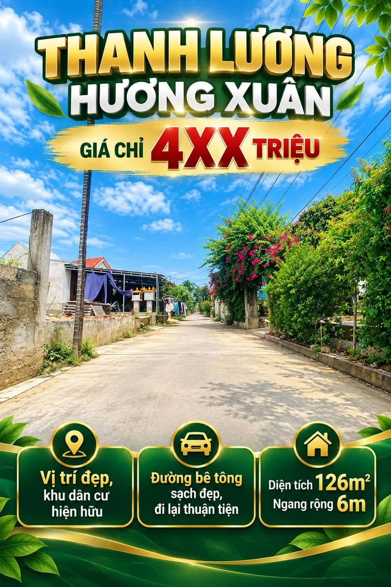 Bán đất Hương Xuân 126m² 4 tỷ Nhà Bè - Ảnh 1