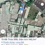 Bán đất góc 2 mặt tiền 5,6x25m có 80m thổ cư tại Phước Hưng, Long Hải - Ảnh thu nhỏ 1