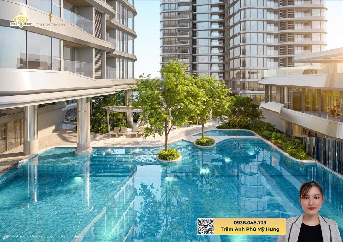 Bán căn hộ 1 phòng 59m² Triton Crown Phú Mỹ Hưng 13 tỷ - Ảnh thu nhỏ 5