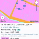 Bán 2.005m2 đất nuôi trồng thủy sản, 2 sổ riêng, hẻm Lương Văn Chấn, Khánh Hậu, Tân An, Long An - Ảnh thu nhỏ 1