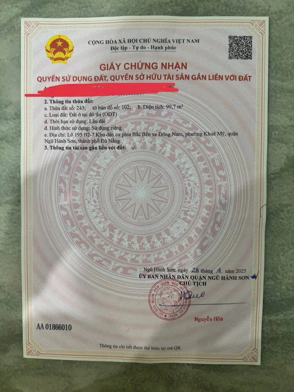 Bán cặp đất mặt tiền Minh Mạng 200m² gần biển Đà Nẵng - Ảnh 1