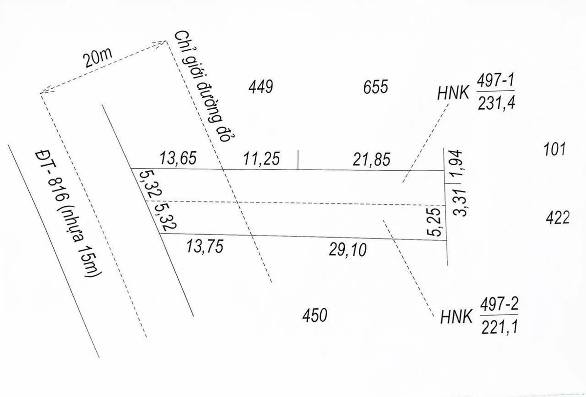 Bán đất thổ cư mặt tiền ĐT816 Bình Đức Bến Lức 220.5m2 - Ảnh thu nhỏ 3