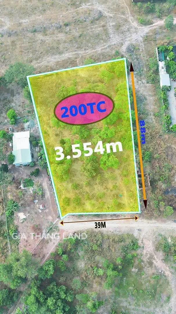 Bán đất 3.554m² mặt đường Đồng Xoài, Bình Phước, 4 tỷ - Ảnh 1