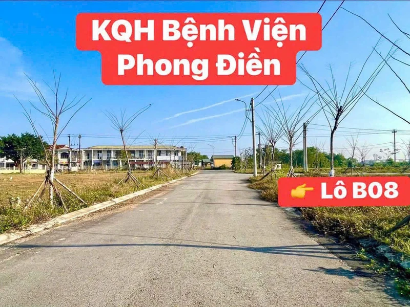 Bán đất thổ cư 180m2 lô B08 KQH Bệnh viện Phong Điền, Huế giá 850 triệu