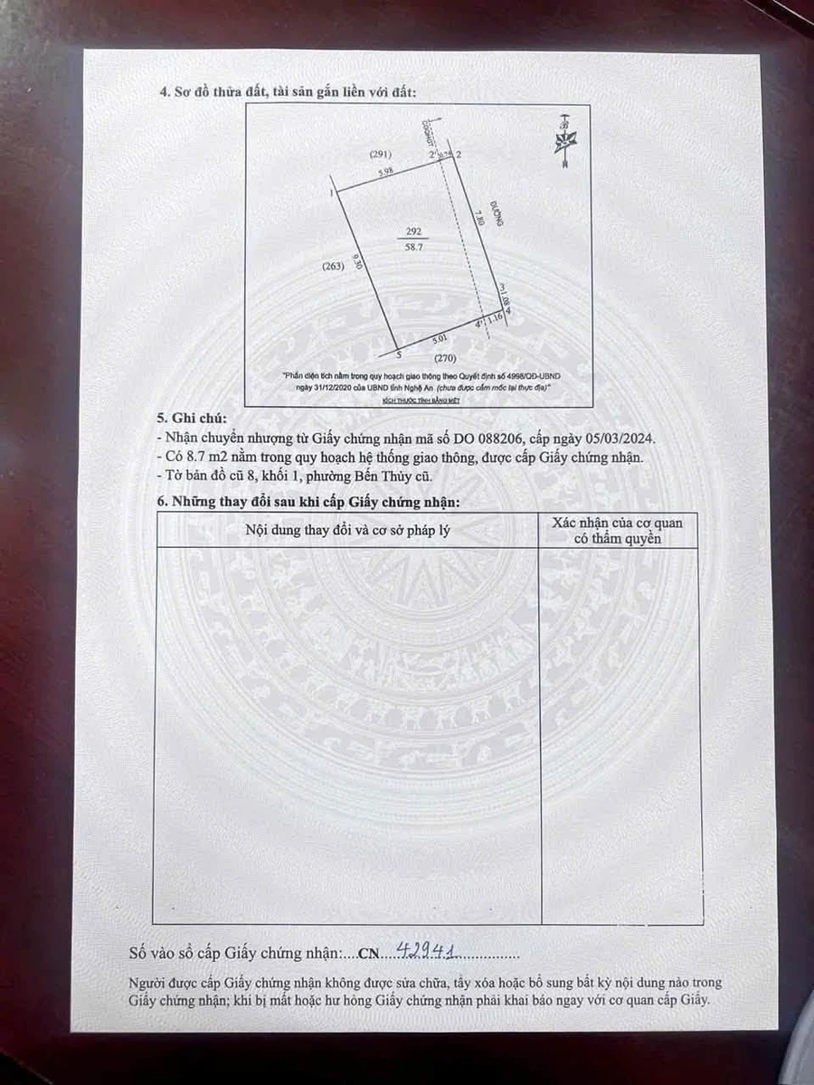 Bán đất ngõ Nguyễn Vĩnh Lộc Bến Thủy 58.7m2, 2.5 tỷ - Ảnh thu nhỏ 3