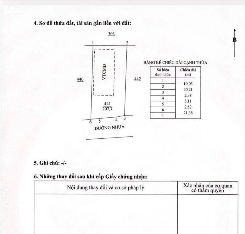 Bán lô đất mặt tiền 207m2 Đất Đỏ 1 tỷ 139 triệu - Ảnh thu nhỏ 5