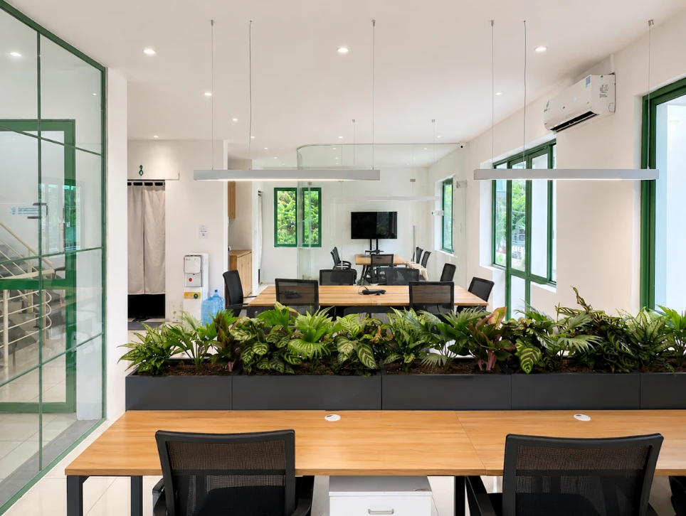 Cho thuê tòa nhà 450m² văn phòng kết hợp café Mễ Trì Hạ, Hà Nội 98tr/tháng - Ảnh thu nhỏ 2