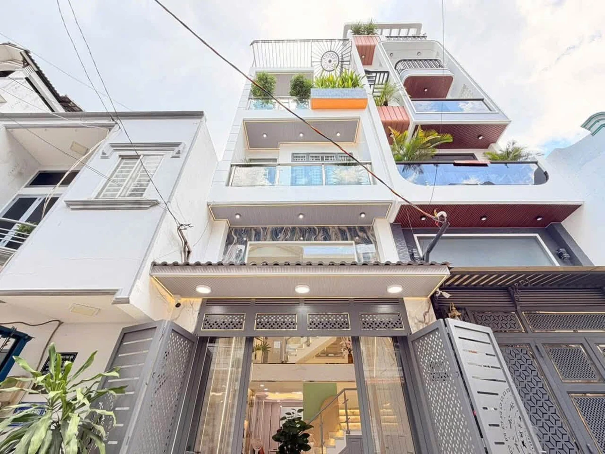 Bán nhà 4x12 (48m²) 4PN 4WC Lê Đức Thọ, Gò Vấp - 7 tỷ 380 triệu - Ảnh 1