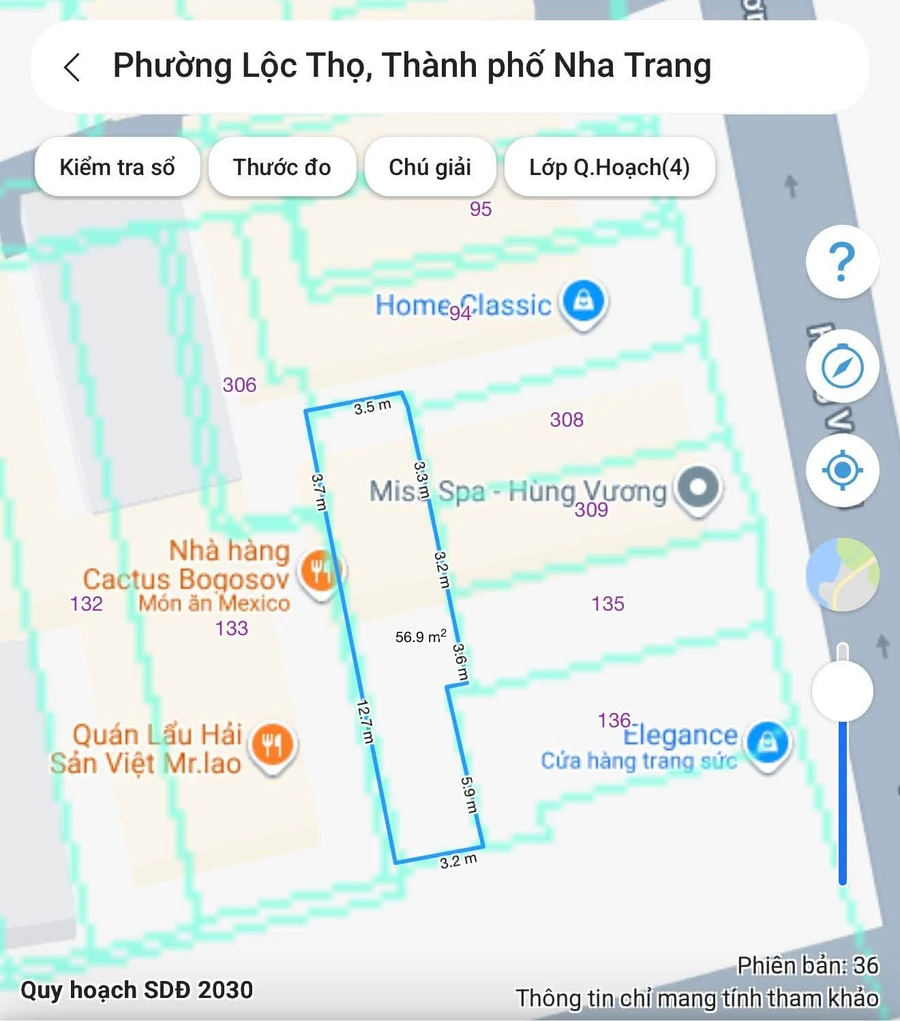 Bán căn kè góc Hùng Vương Nha Trang 56,8m² 16,5 tỷ - Ảnh thu nhỏ 4