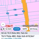 Bán lô đất mặt tiền đường nhựa 620m2 thổ cư tại Tam An, Long Điền, Bà Rịa - Vũng Tàu - Ảnh thu nhỏ 2