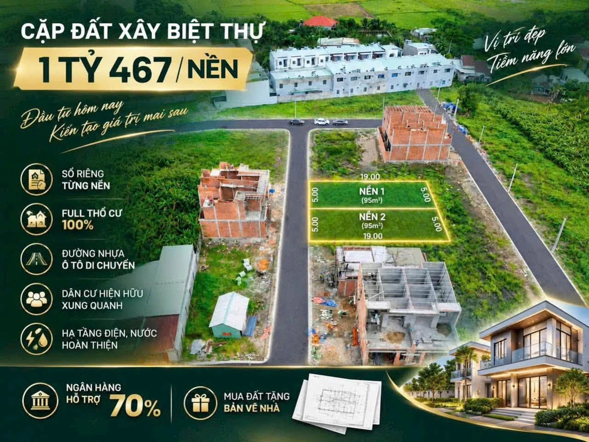 Bán đất nền Tân Triều Bình Dương từ 1,2 tỷ SHR 70-130m² - Ảnh 1
