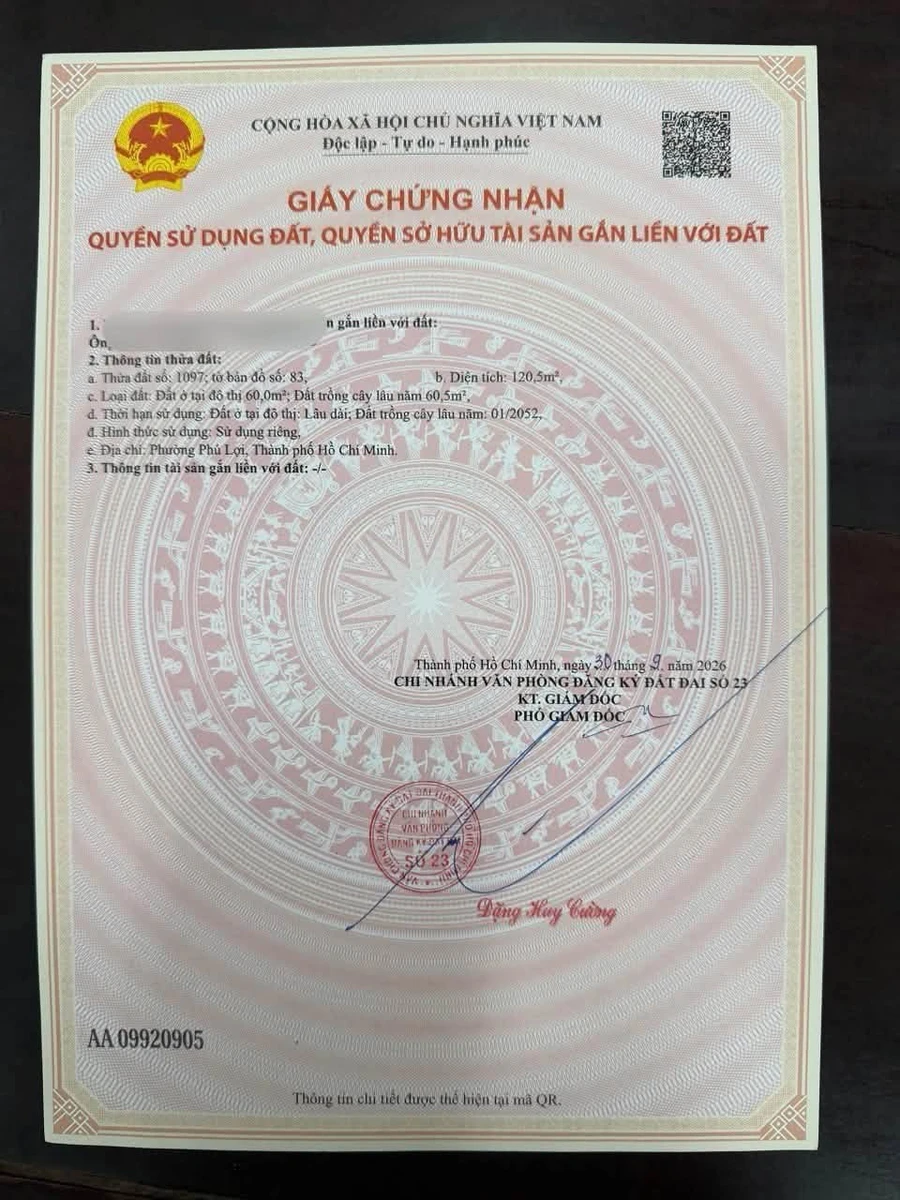 Bán đất hẻm Nguyễn Thị Minh Khai 60m² 2 tỷ Quận 12 - Ảnh 1