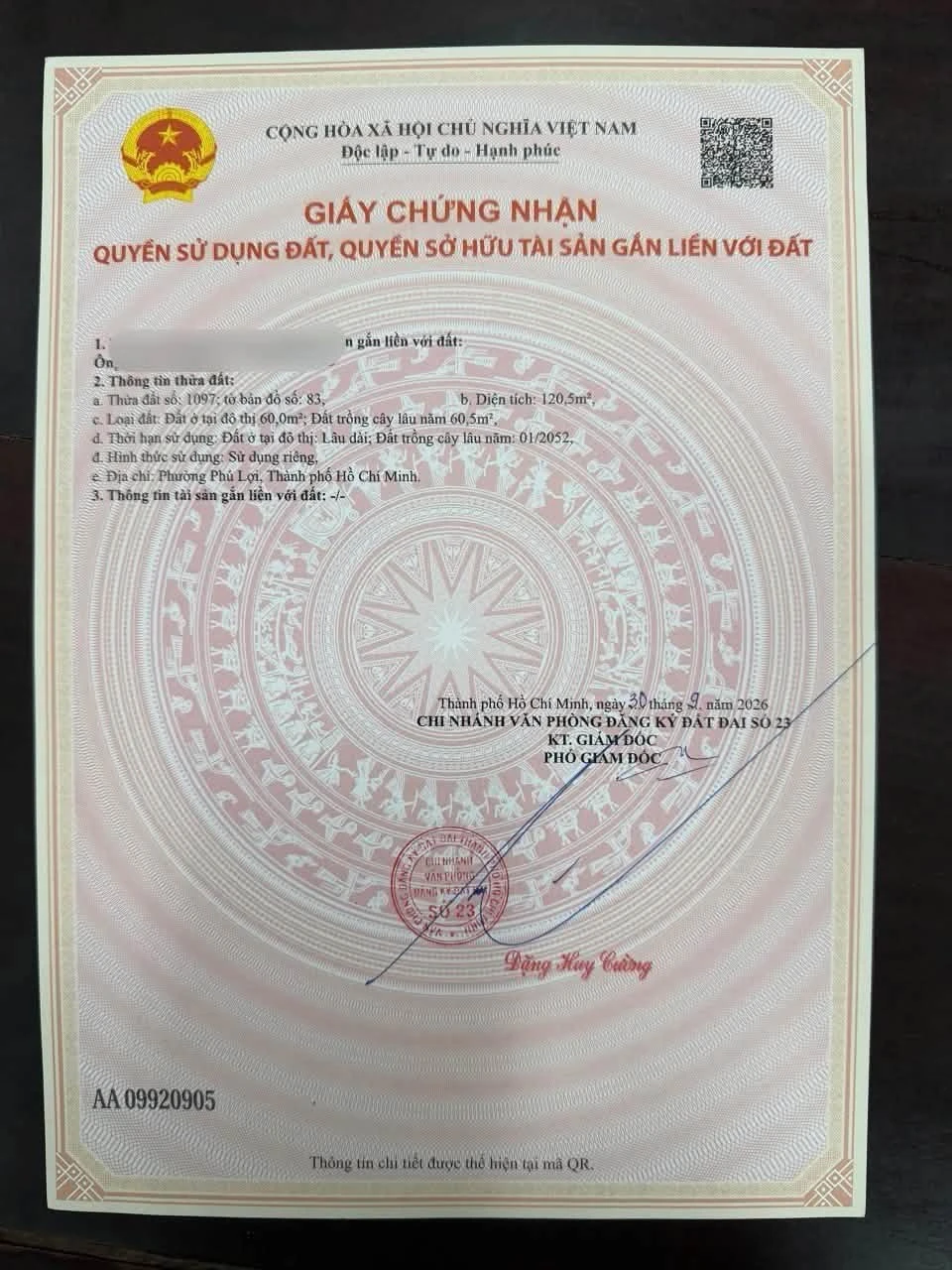 Bán đất hẻm Nguyễn Thị Minh Khai 60m² 2 tỷ Quận 12 - Ảnh 1