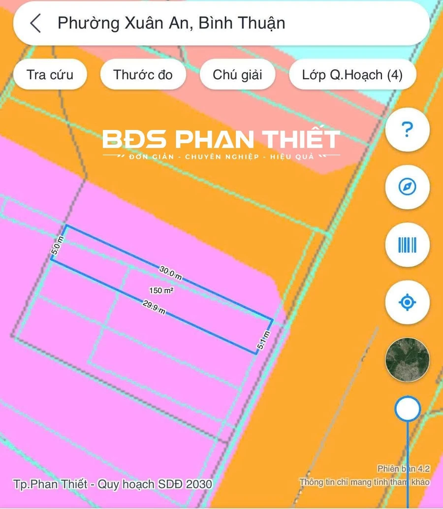 Bán đất Xuân An Phan Thiết 150 m² – 5 tỷ 100 triệu - Ảnh thu nhỏ 4