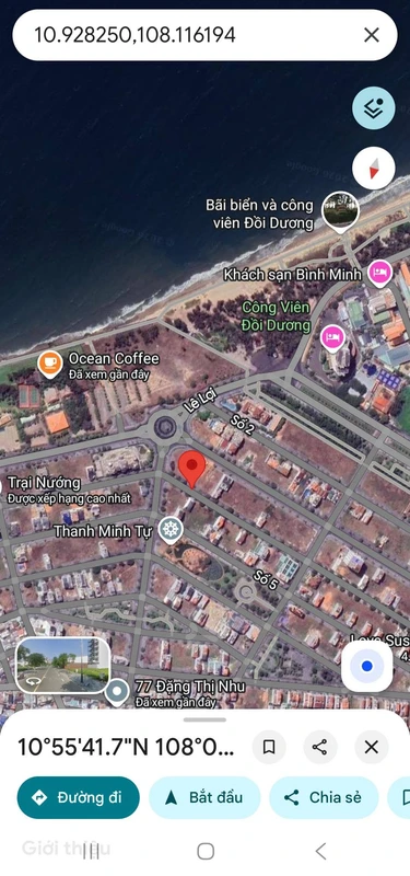 Bán đất mặt tiền 140 m2 Ocean Dunes Phan Thiết
