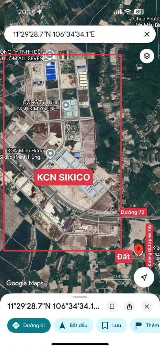 Bán đất KCN Minh Hưng Sikico 1350m² xây kiốt cho thuê - Ảnh thu nhỏ 4
