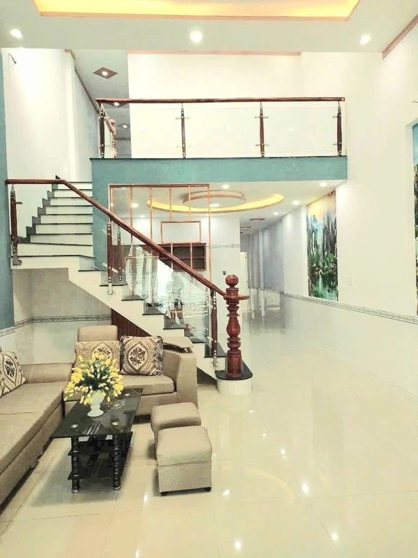 Bán nhà gác lửng kiên cố 5x22m, 3PN, sổ riêng Trảng Dài