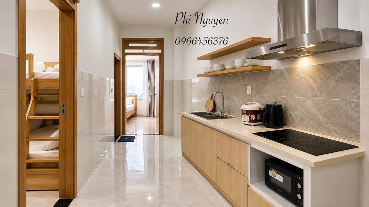 Cho thuê căn hộ 2PN full nội thất 50m2 Phan Chu Trinh 6 triệu/tháng - Ảnh thu nhỏ 5