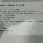 Bán nền đất 138m² Khu Công An Đông Thành Vĩnh Long 1 tỷ 400 triệu - Ảnh thu nhỏ 4