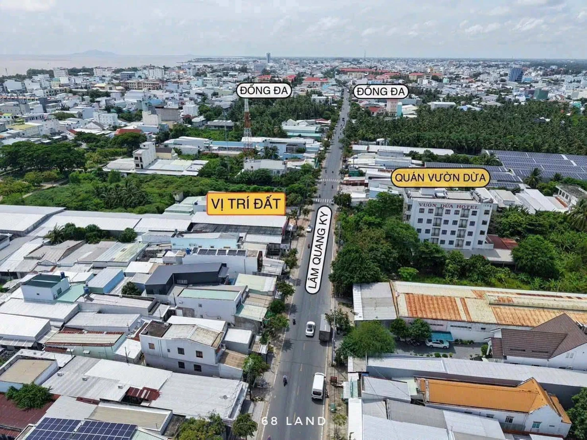 Bán 3 nền đất mặt tiền Lâm Quang Ky, Rạch Giá, 94.77 m² - Ảnh thu nhỏ 3