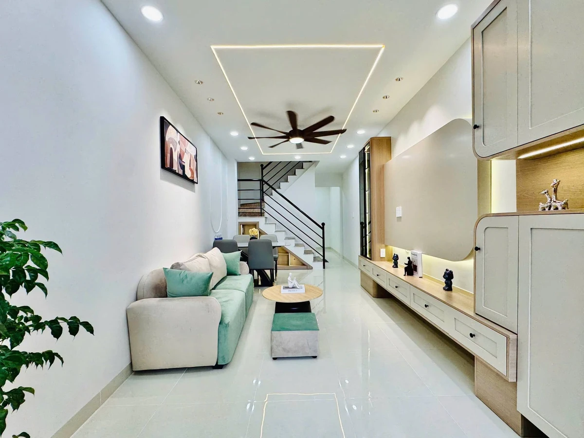 Bán nhà hẻm Phan Bội Châu 39m², 1 trệt 2 lầu, 4PN 3WC, gần chợ Bà Chiểu, Bình Thạnh - Ảnh thu nhỏ 2