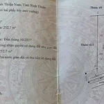 Bán đất thổ cư mặt tiền kênh nước 352m² Hàm Mỹ - Ảnh thu nhỏ 1