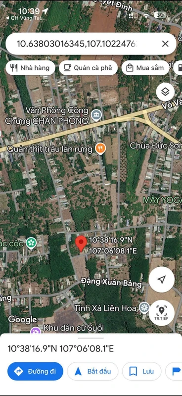 Bán lô đất Suối Nhum 780 triệu, Tân Thành