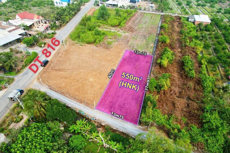Bán đất 550m² Thạnh Hòa Bến Lức 1 tỷ 50