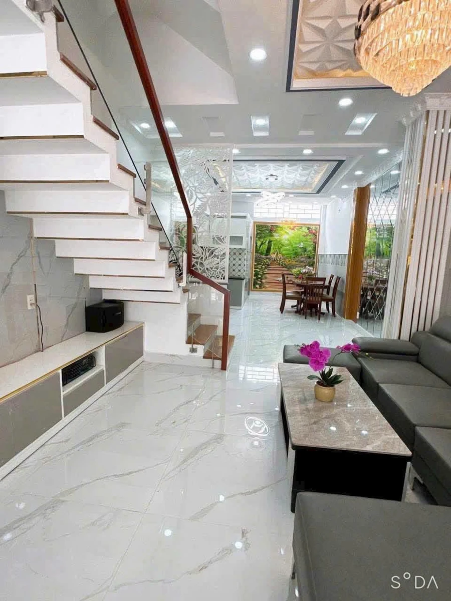 Bán nhà hẻm 67 Đào Tông Nguyên, Nhà Bè, 4x16,5m, trệt 2 lầu sân thượng, 4PN 4WC, giá 6,9 tỷ - Ảnh thu nhỏ 5