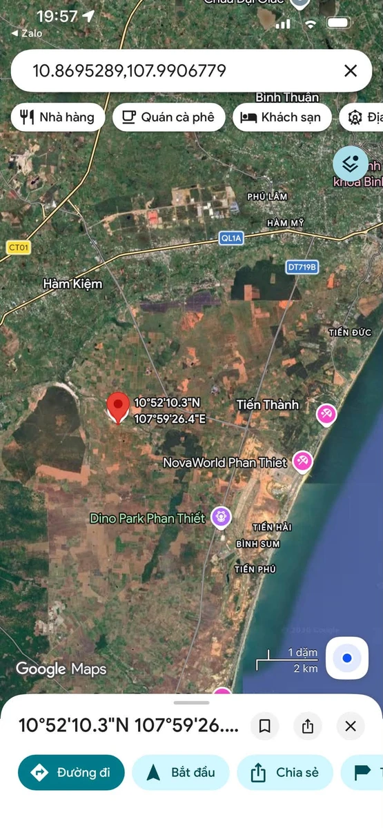 Bán đất Hàm Kiệm 1 ha gần Novaworld Phan Thiết - Ảnh thu nhỏ 2