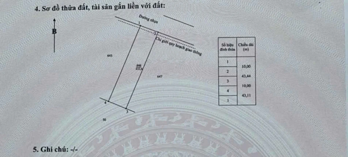 Bán đất mặt tiền Đường 13b Hòa Long 430m², giá 3,39 tỷ - Ảnh thu nhỏ 3