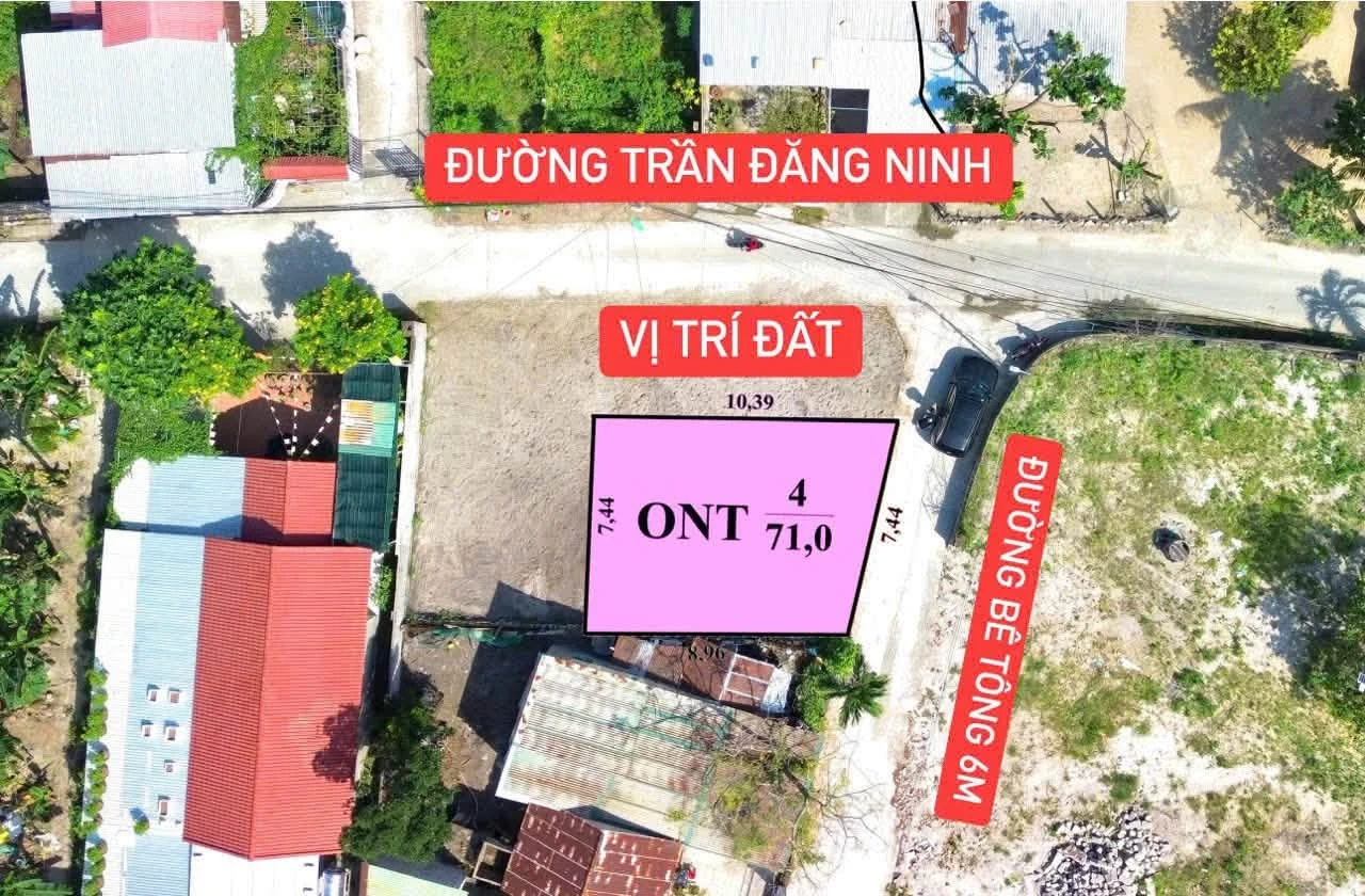 Bán đất thổ cư 71.1m2 Phước Lộc Nha Trang 1 tỷ 680 - Ảnh 1