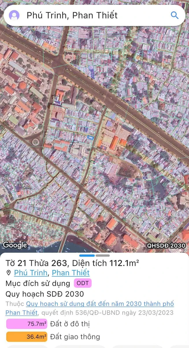 Bán nhà góc 2 mặt tiền 80m2 Phan Thiết - Ảnh thu nhỏ 3