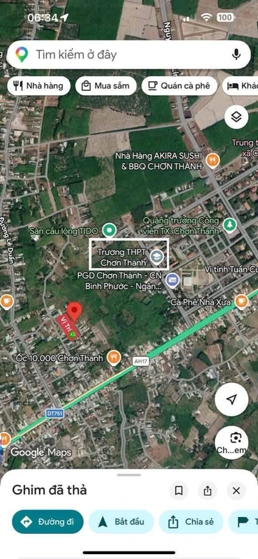 Đất bán Chơn Thành 50m² chỉ từ 600 triệu
