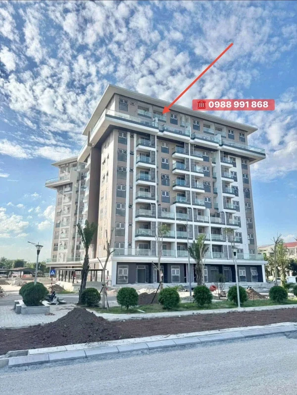 Bán căn hộ 2PN 56,3m² view sông Thái Bình, Ecopark