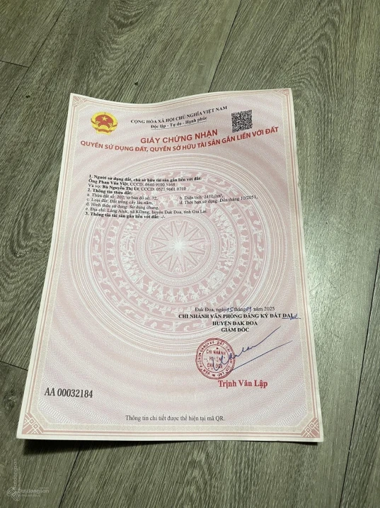 Cần bán lô đất rộng hơn hai sào. Hai mặt đường - Ảnh thu nhỏ 3