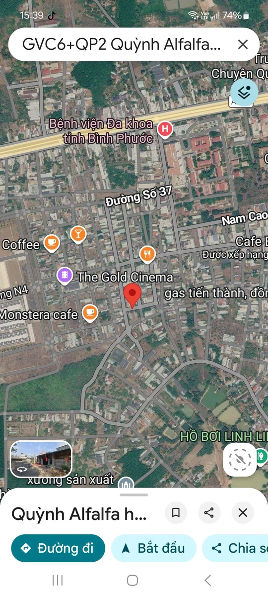 Bán đất 200m² Tiến Thành, Đồng Xoài, Bình Dương - 2 tỷ - Ảnh thu nhỏ 3