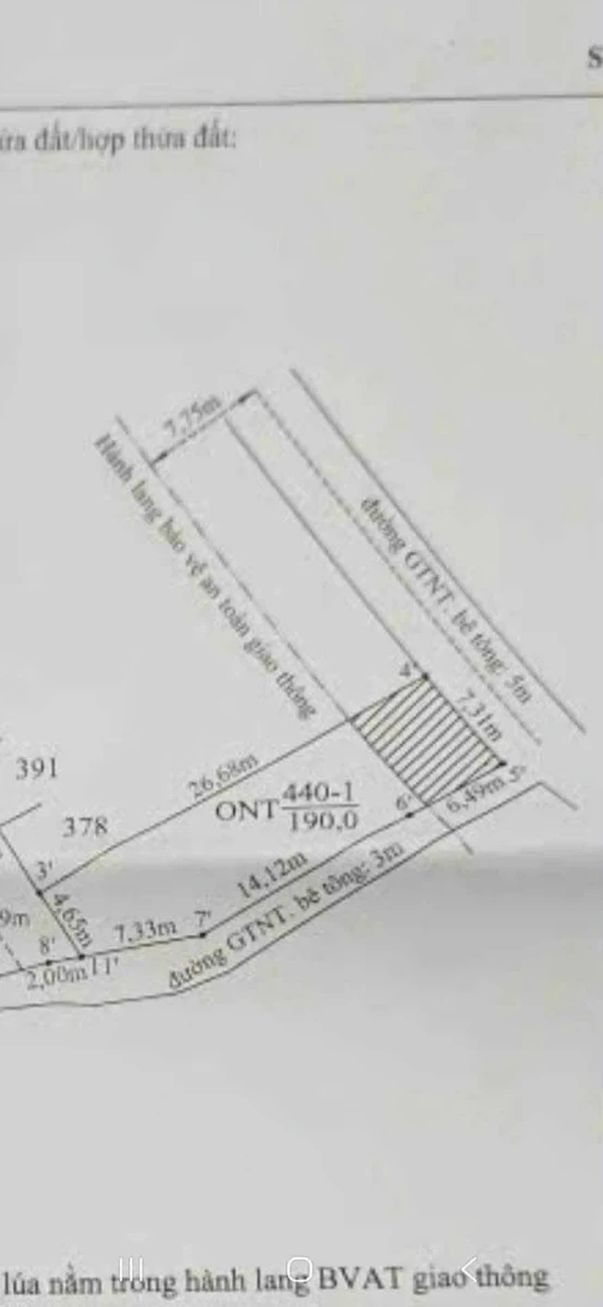 Bán đất lô góc 2 mặt tiền 190m2 giá 529 triệu sát ranh TP. Tân An, Long An - Ảnh thu nhỏ 2