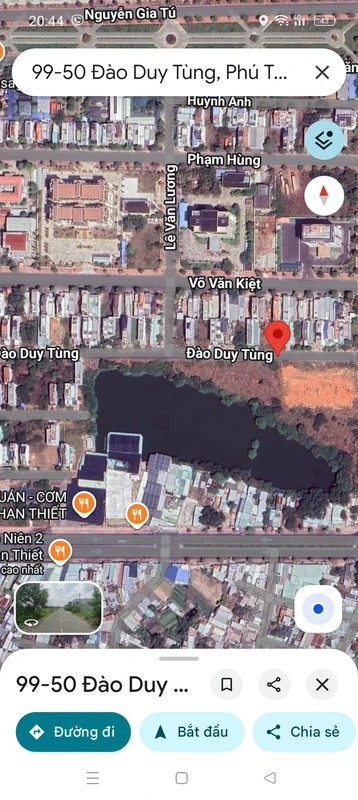 Bán 2 lô đất 230m2 mặt tiền Đào Duy Tùng Phan Thiết