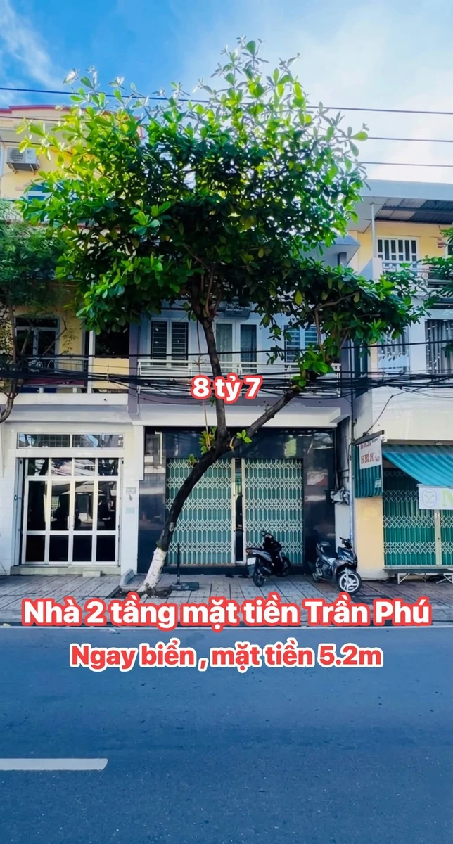 Bán nhà 2 tầng mặt tiền Trần Phú, 68.3m², 2PN Nha Trang - Ảnh 1