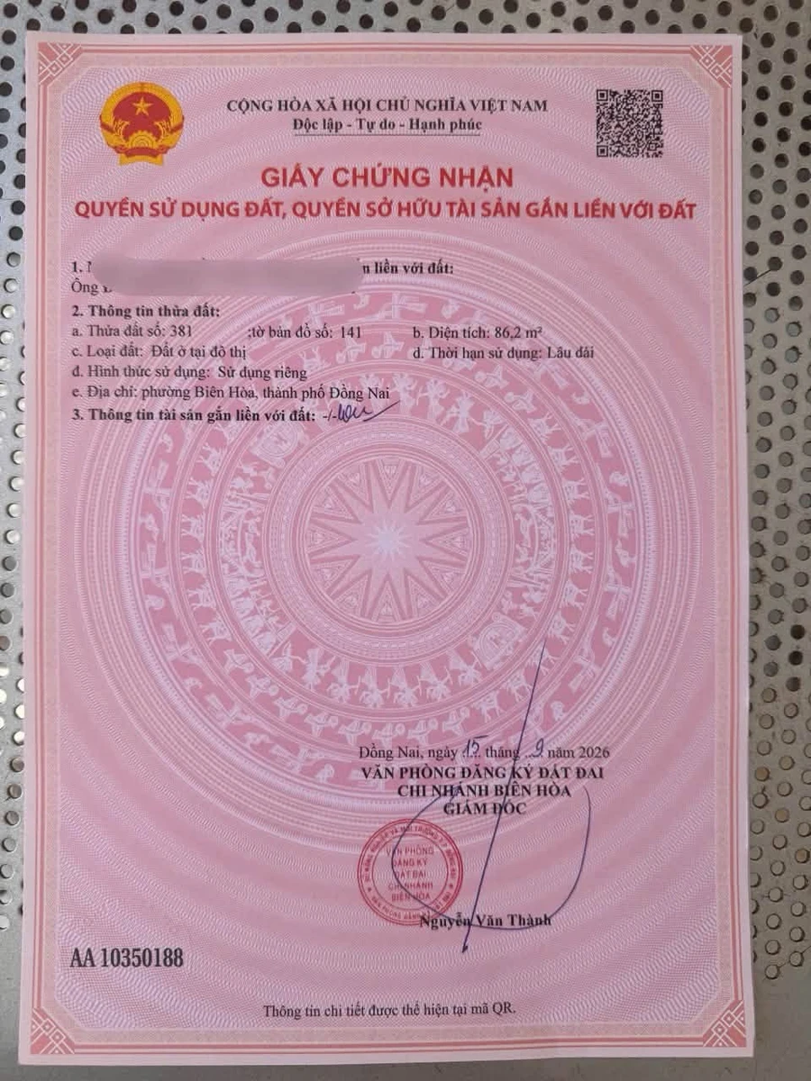 Bán đất 86m² sổ riêng Tân Vạn 1 tỷ 280 - Ảnh thu nhỏ 2
