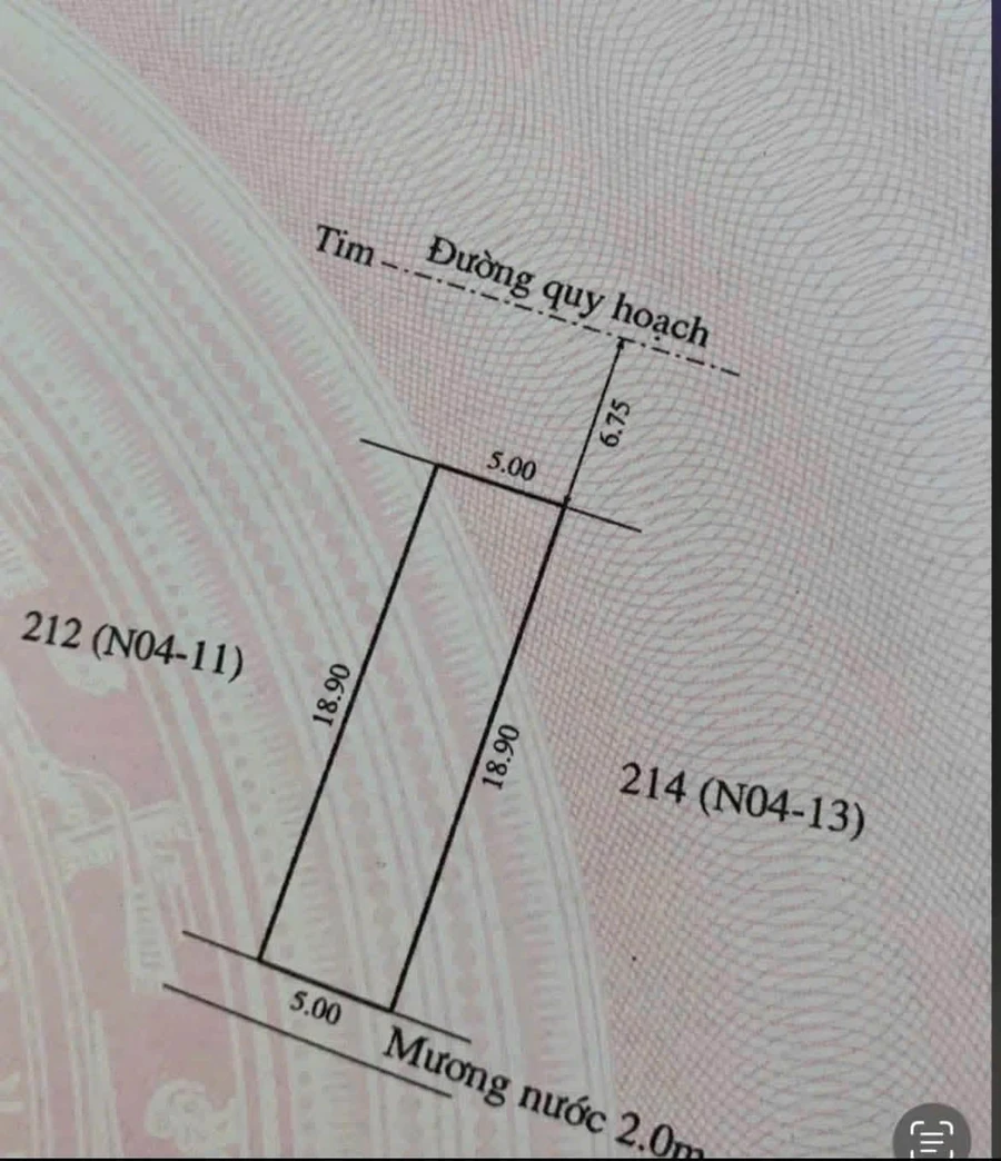 Bán đất KQH Phú Hậu 94.5m² gần Nguyễn Gia Thiều, Bình Chánh - Ảnh thu nhỏ 2