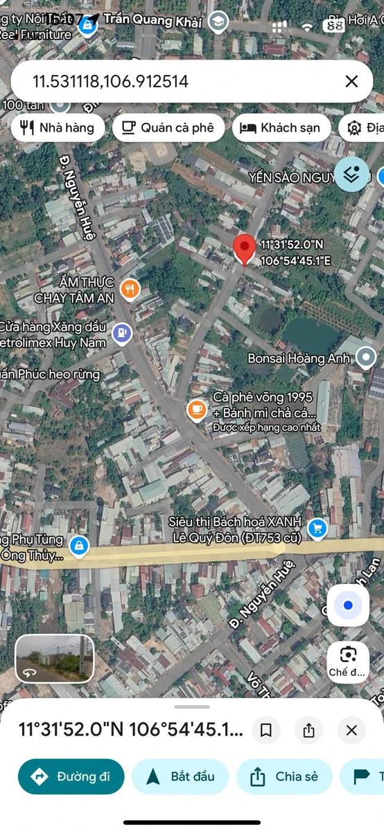 Bán đất mặt tiền Thuỷ Doanh Tân Thiện 3780m2 gần Nguyễn Huệ - Ảnh thu nhỏ 2