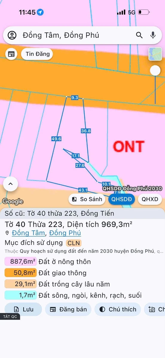 Bán lô đất 450 triệu Đồng Tiến, Bình Phước - Ảnh 1