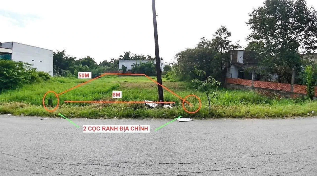 Bán lô đất thổ cư mặt tiền Võ Duy Tạo 300m² 2 tỷ 250 triệu - Ảnh 1