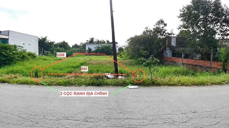 Bán lô đất thổ cư mặt tiền Võ Duy Tạo 300m² 2 tỷ 250 triệu
