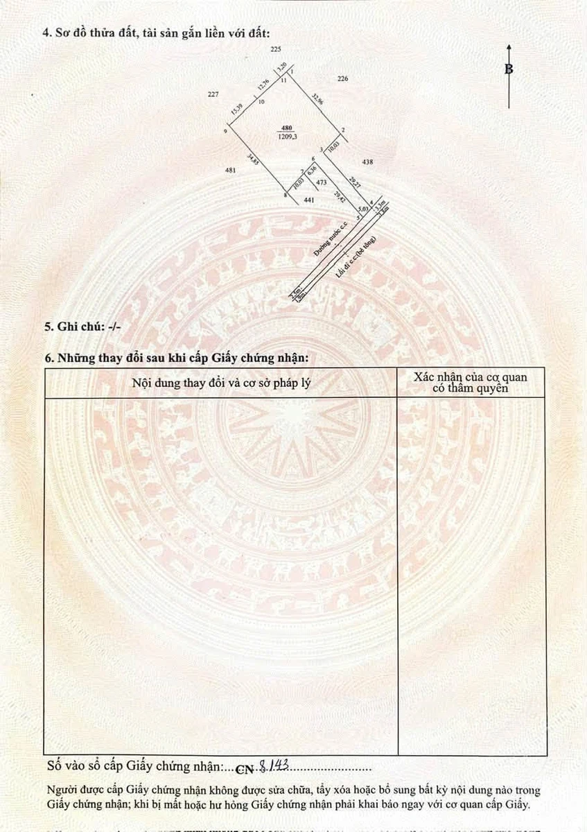 Bán đất 1.396m2 (đất lúa và đất thổ cư) phường Khánh Hậu, Tân An, Tây Ninh giá 1,7 tỷ - Ảnh thu nhỏ 3